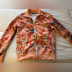 Palm Angels Floral Track Zip-Up